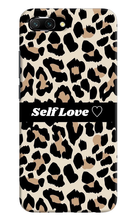 Leopard Print Self Love Honor 10 Hard Case Back Cover by Casekaro