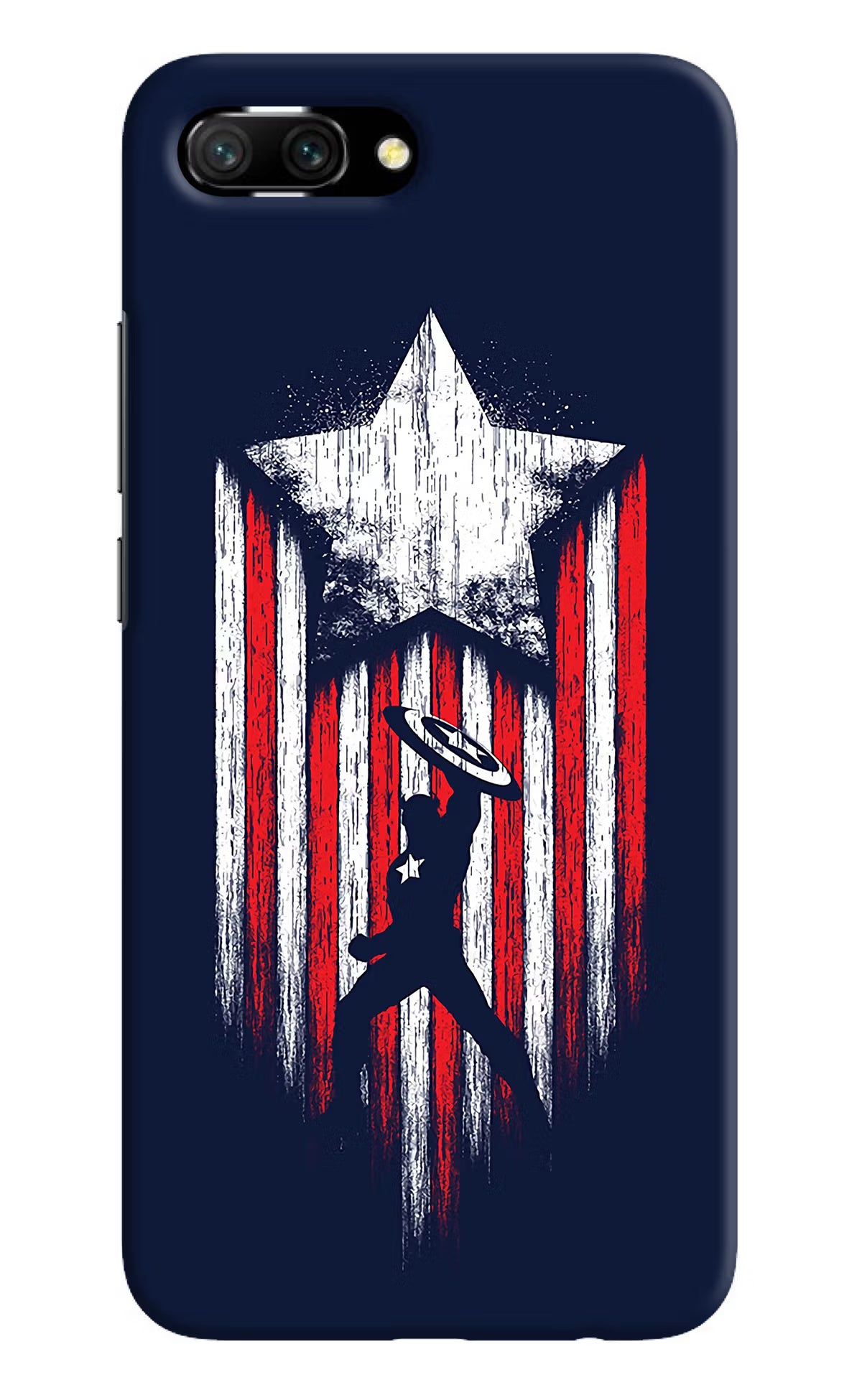 Captain America Marvel Art Honor 10 Hard Case Back Cover by Casekaro