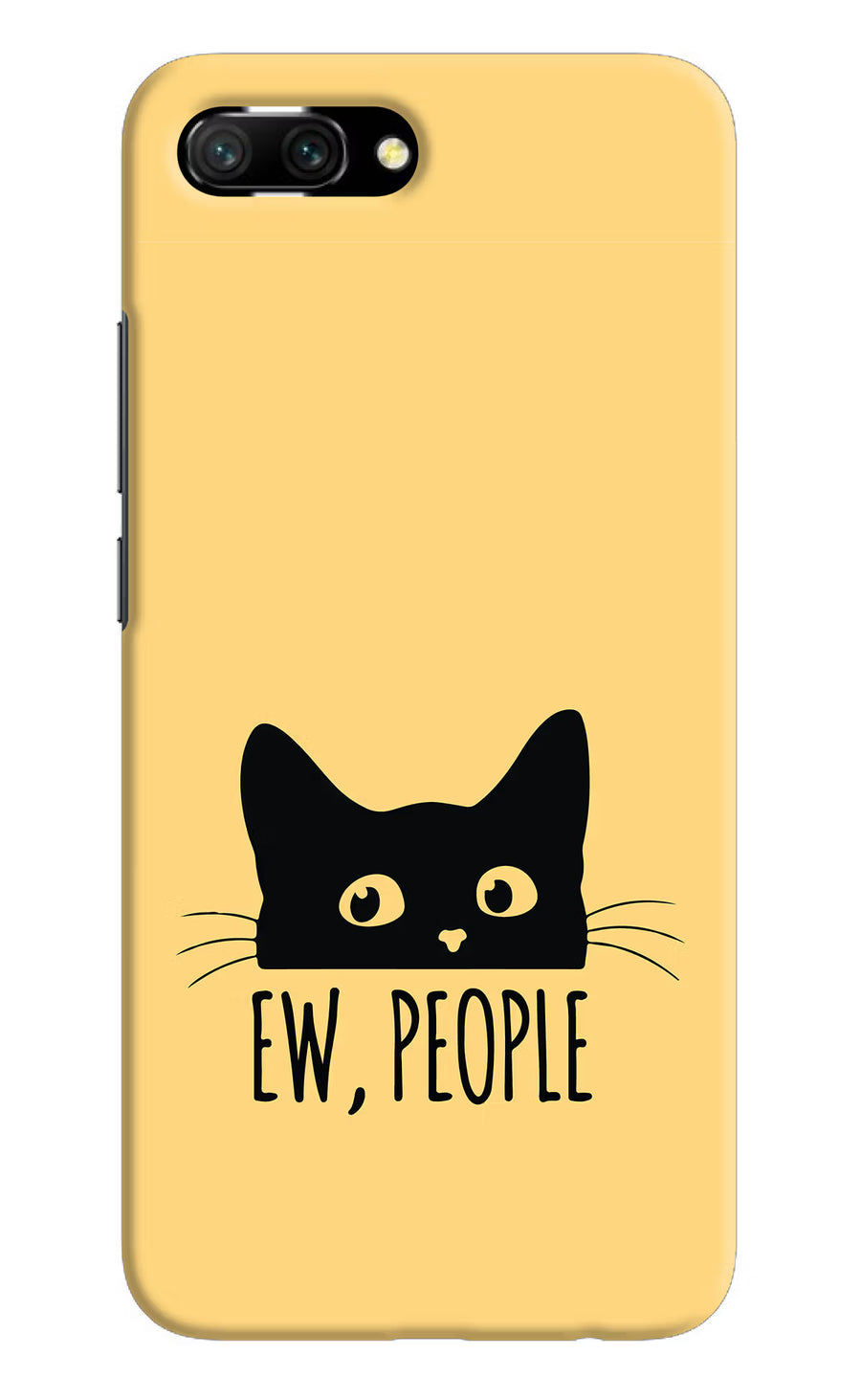 Ew People Catitude Honor 10 Back Cover, Hard case