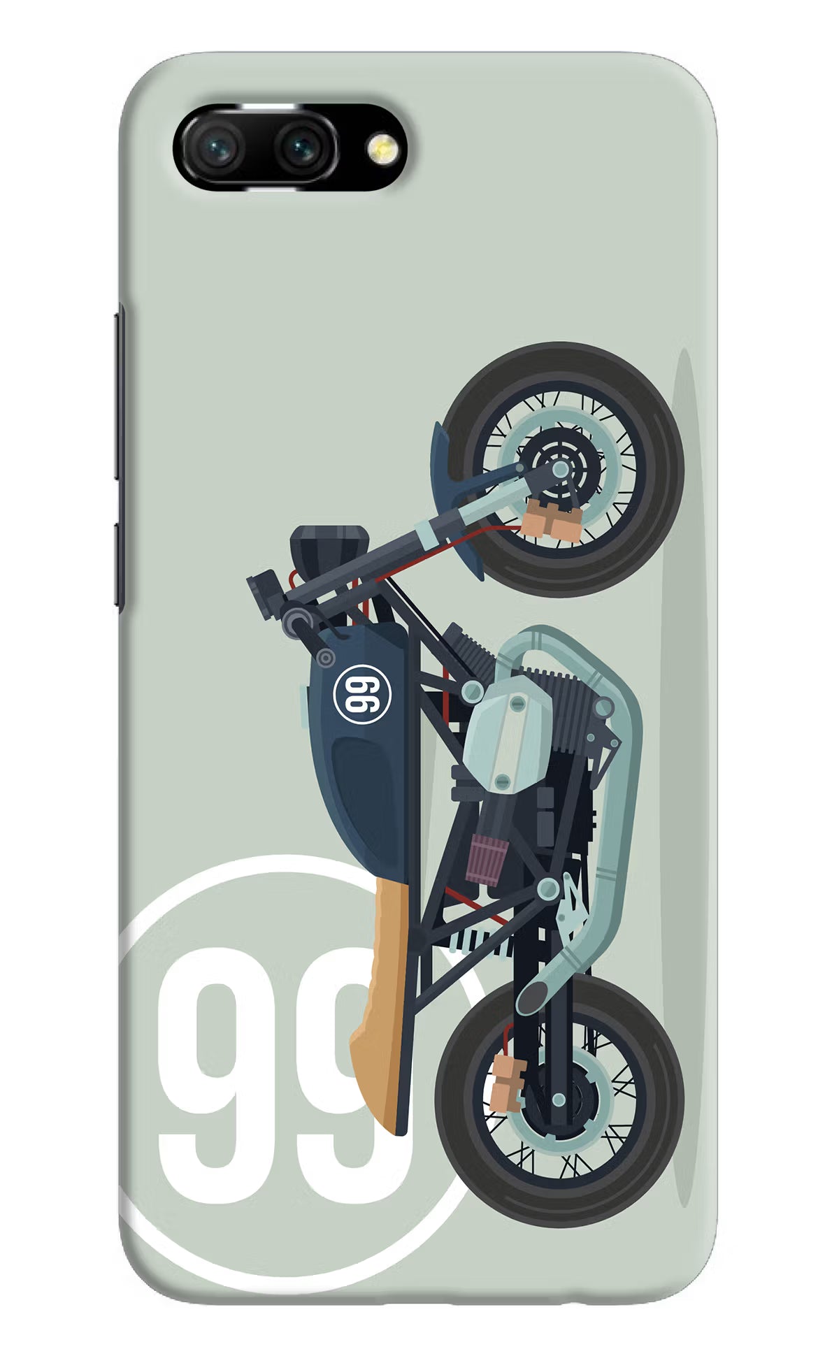 Classic Cafe Racer 99 Honor 10 Hard Case Back Cover by Casekaro