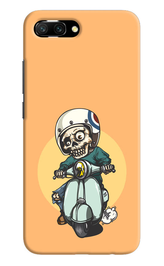 Undead Biker Honor 10 Hard Case Back Cover by Casekaro