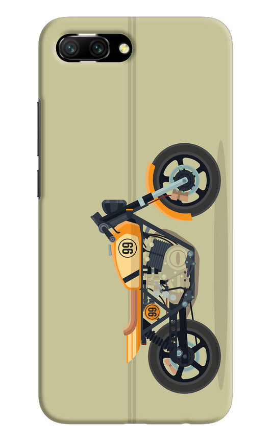 Vertical Speedster Honor 10 Hard Case Back Cover by Casekaro