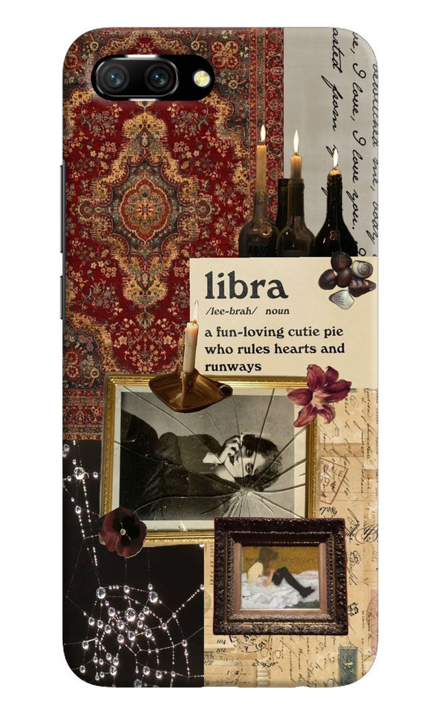 Libra Zodiac Honor 10 Hard Case Back Cover by Casekaro