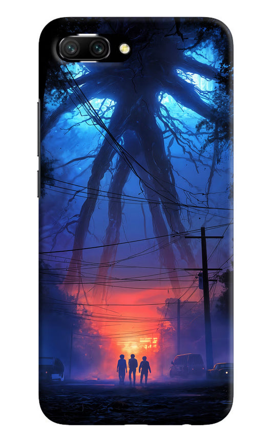 Ordinary Things Shadow Honor 10 Hard Case Back Cover by Casekaro