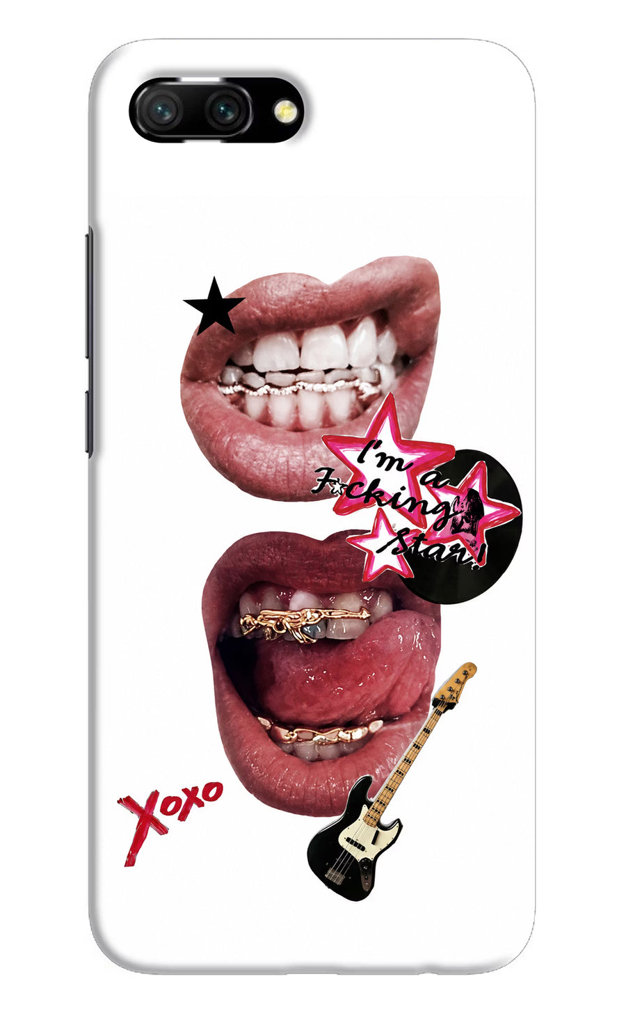 Rockstar Honor 10 Back Cover, Hard case