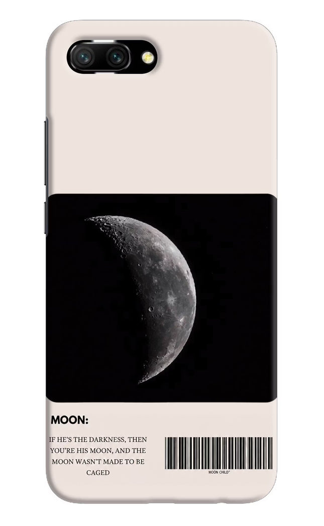 Moon Phase Honor 10 Hard Case Back Cover by Casekaro