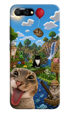 Minecraft Cat Chaos Honor 10 Hard Case Back Cover by Casekaro