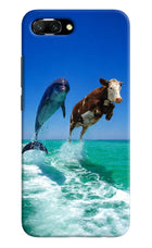 Dolphin vs Cow Honor 10 Hard Case Back Cover by Casekaro