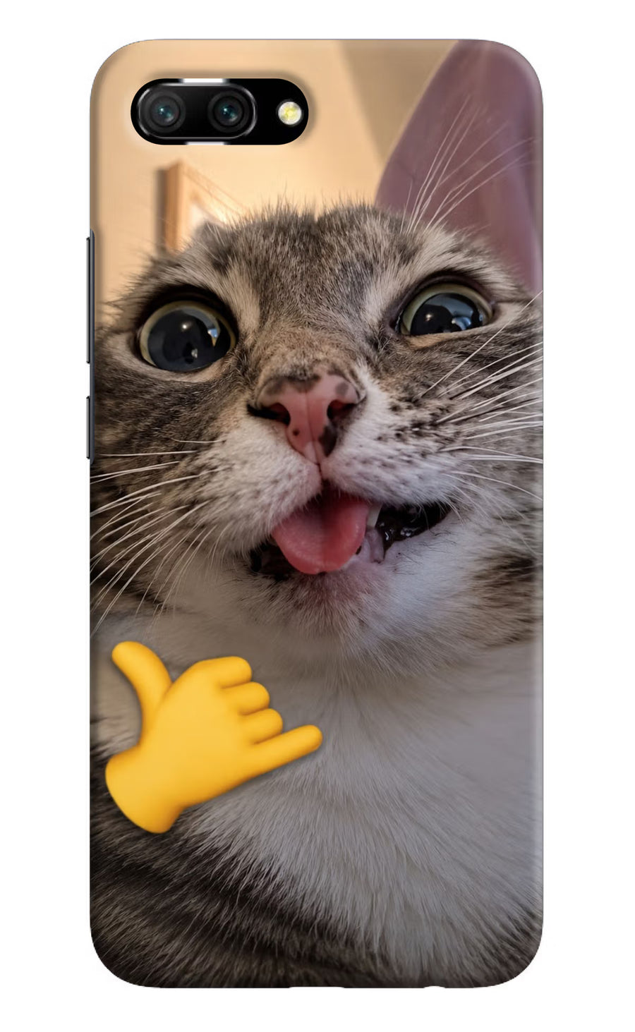Silly Cat Call Honor 10 Back Cover, Hard case