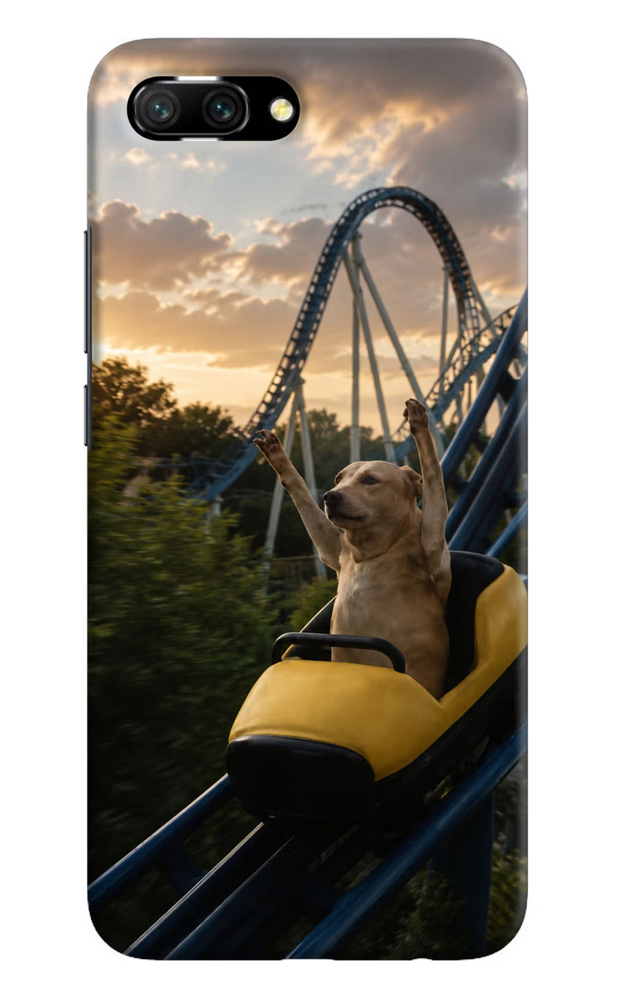 Rollercoaster Dog Honor 10 Back Cover, Hard case