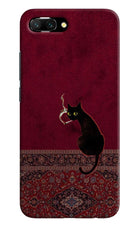 Midnight Cat Honor 10 Hard Case Back Cover by Casekaro