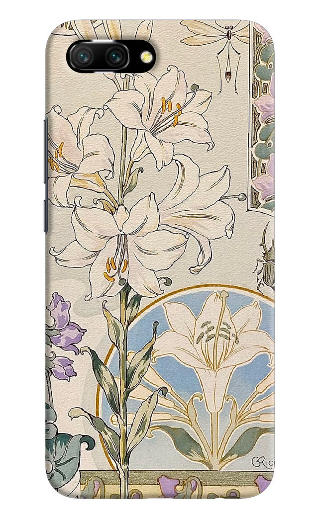 White Lily Honor 10 Hard Case Back Cover by Casekaro