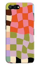 Wavy Grid Honor 10 Hard Case Back Cover by Casekaro