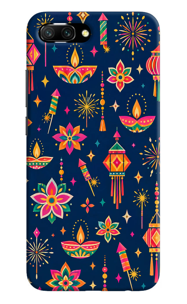 Festive Pop Honor 10 Hard Case Back Cover by Casekaro