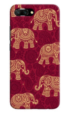 Maroon Elephant Honor 10 Hard Case Back Cover by Casekaro
