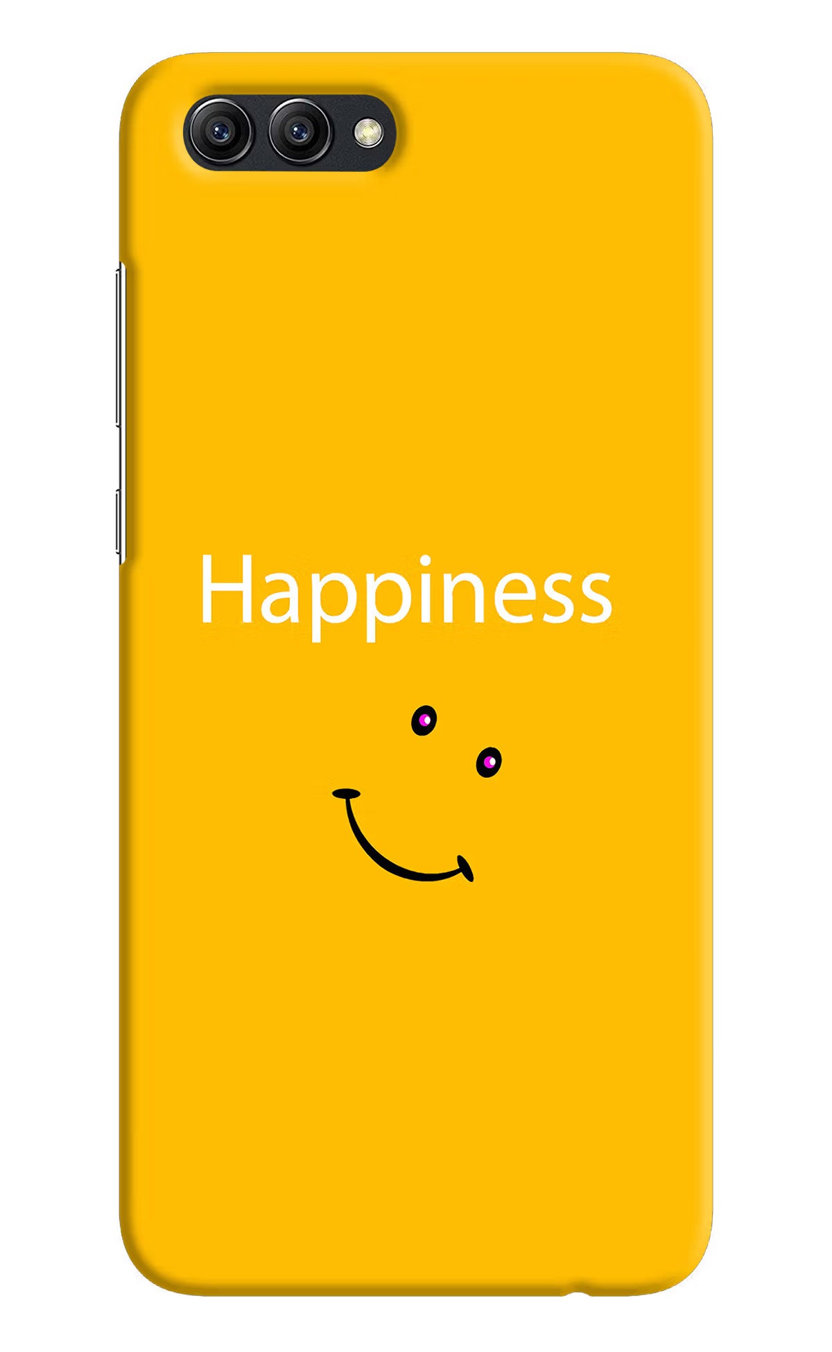 Happiness With Smiley Honow View 10 Hard Case Back Cover by Casekaro