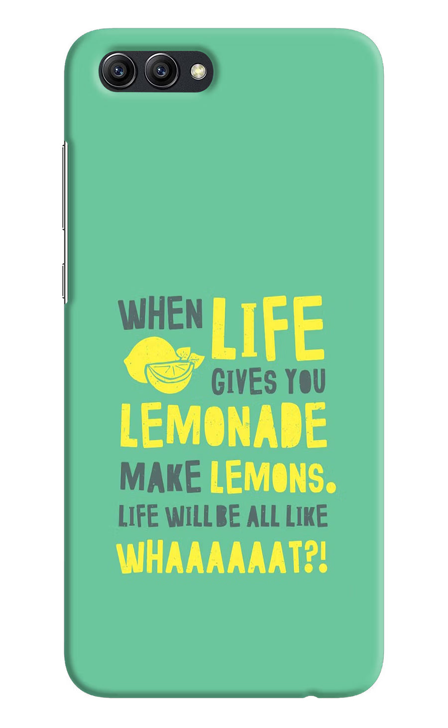 Quote Honow View 10 Back Cover, Hard case