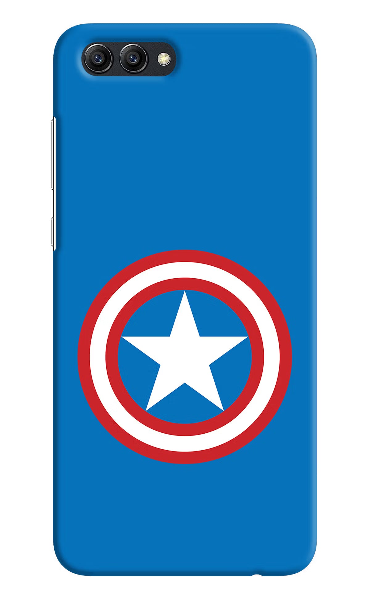 Captain America Logo Honow View 10 Hard Case Back Cover by Casekaro
