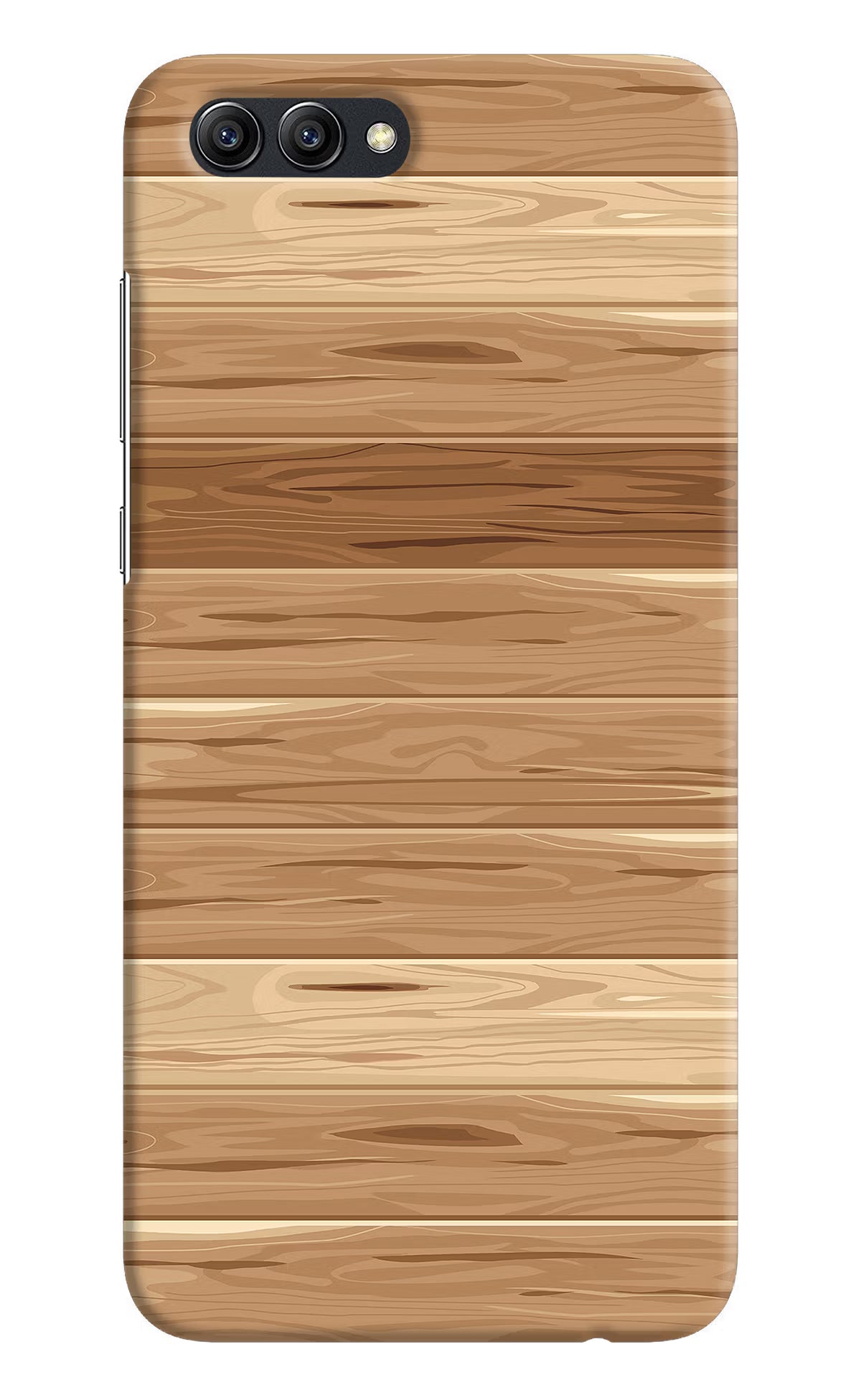 Wooden Vector Honow View 10 Hard Case Back Cover by Casekaro