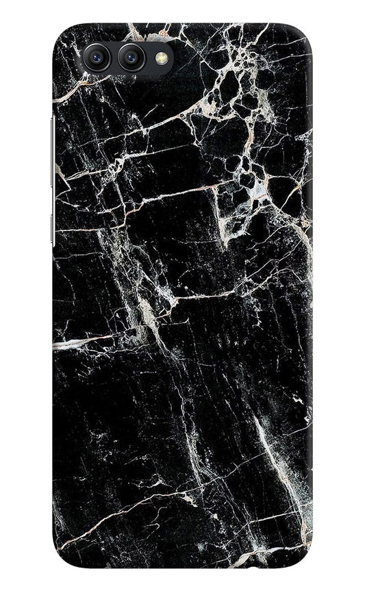 Black Marble Texture Honow View 10 Hard Case Back Cover by Casekaro