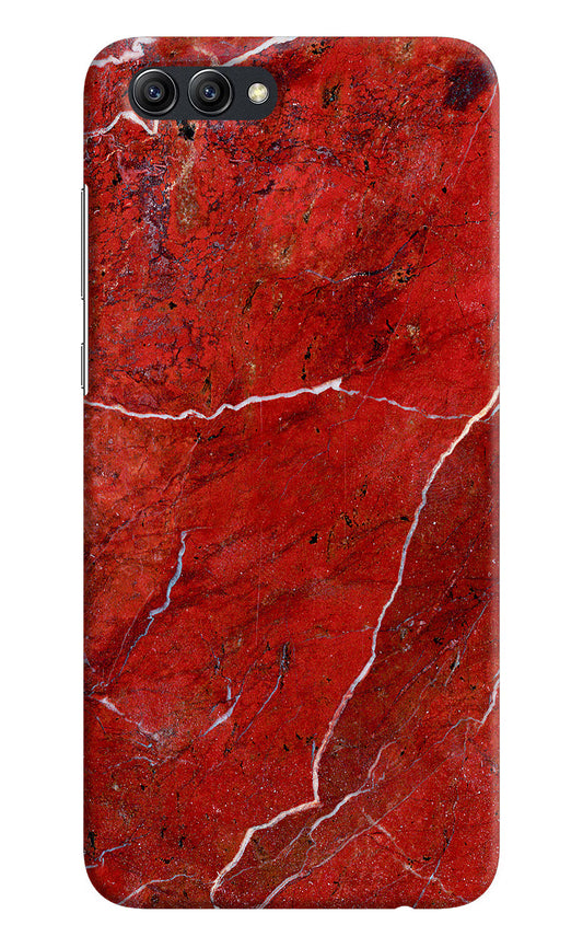 Red Marble Design Honow View 10 Hard Case Back Cover by Casekaro