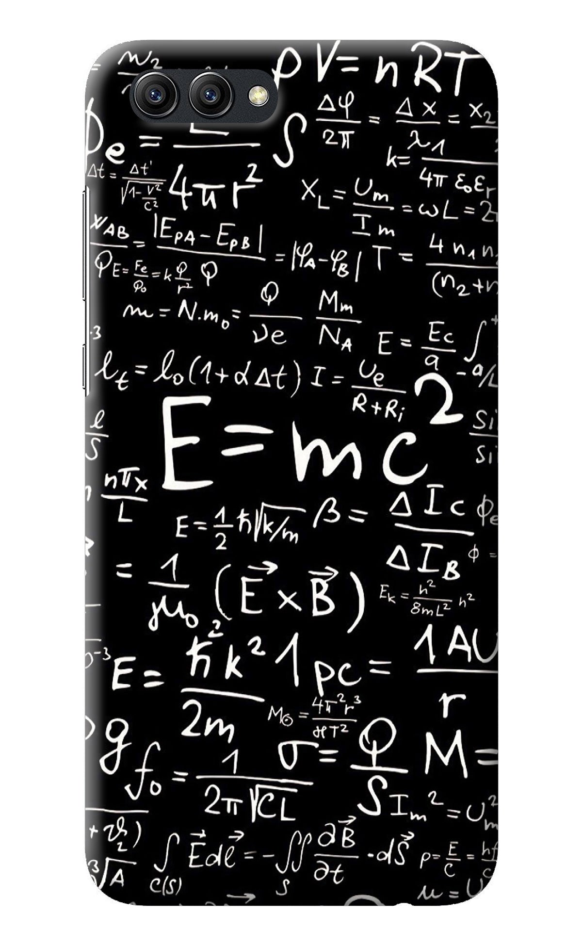 Physics Albert Einstein Formula Honor View 10 Back Cover