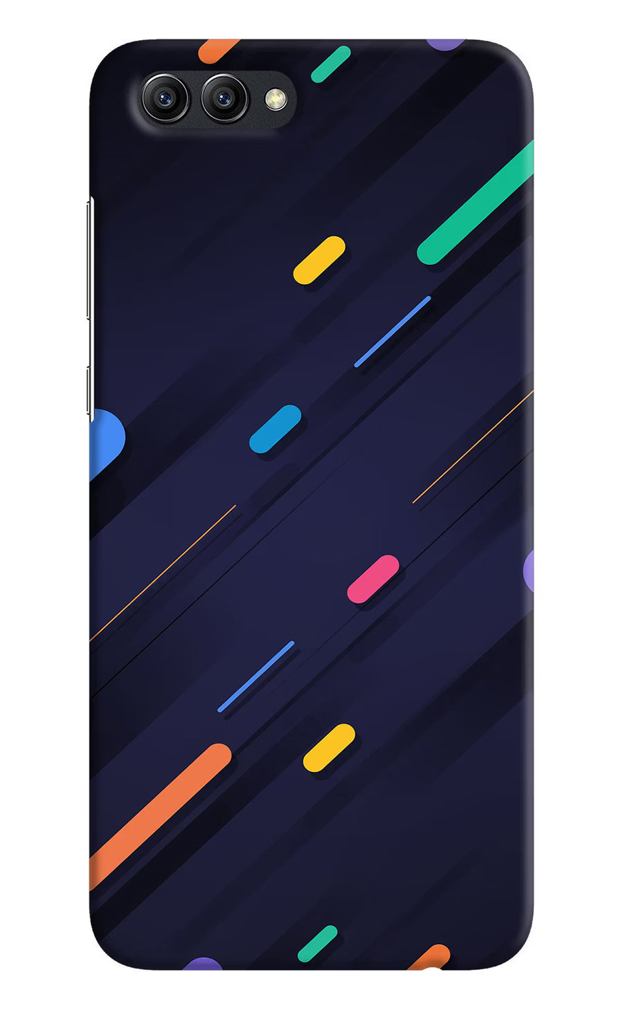 Abstract Design Honow View 10 Back Cover, Hard case
