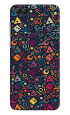 Geometric Abstract Honow View 10 Hard Case Back Cover by Casekaro