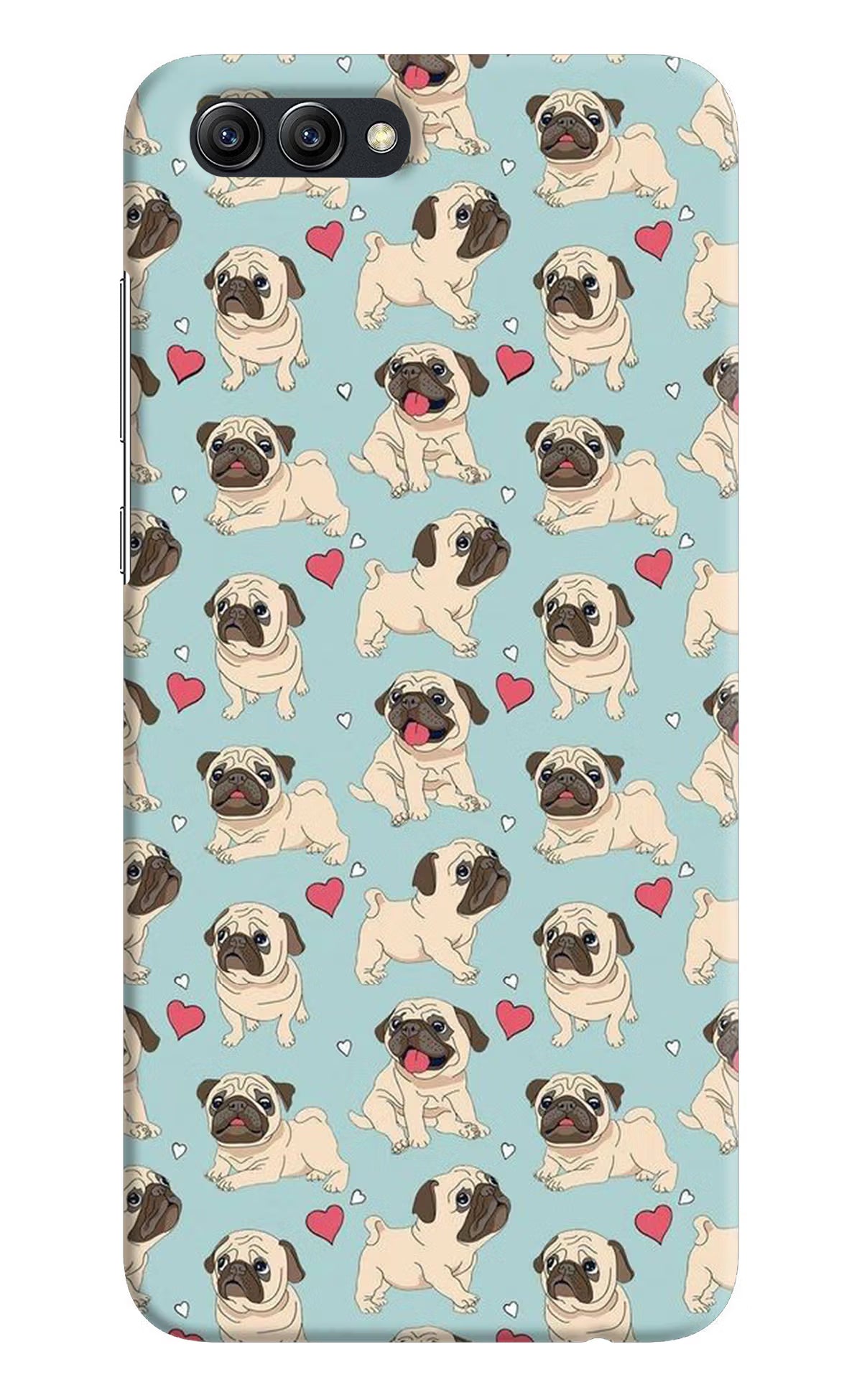 Pug Dog Honow View 10 Hard Case Back Cover by Casekaro
