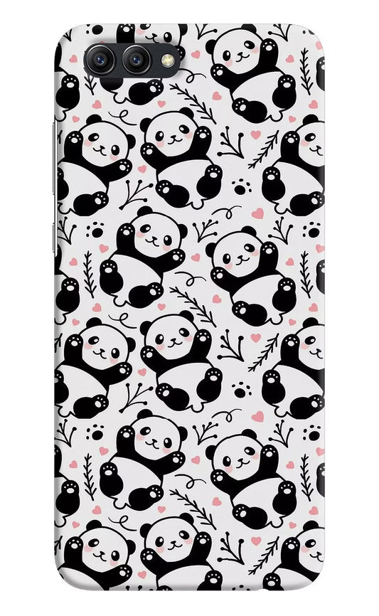 Cute Panda Honow View 10 Hard Case Back Cover by Casekaro
