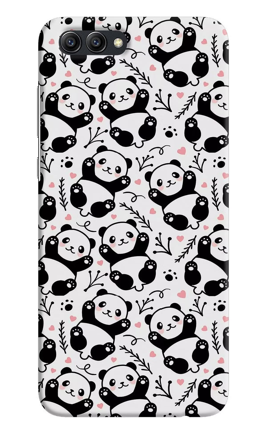 Cute Panda Honow View 10 Back Cover, Hard case