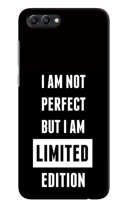 I Am Not Perfect But I Am Limited Edition Honow View 10 Hard Case Back Cover by Casekaro