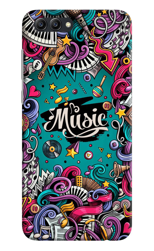 Music Graffiti Honow View 10 Hard Case Back Cover by Casekaro