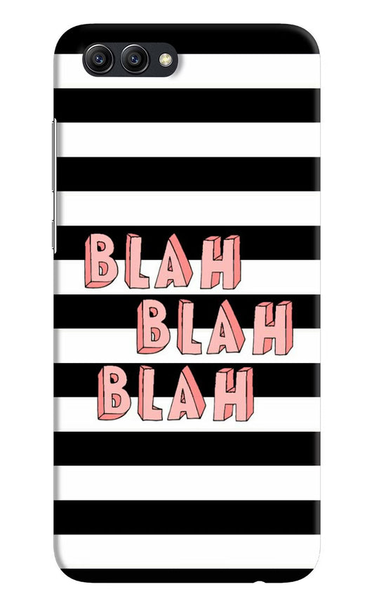 Blah Blah Blah Honow View 10 Hard Case Back Cover by Casekaro