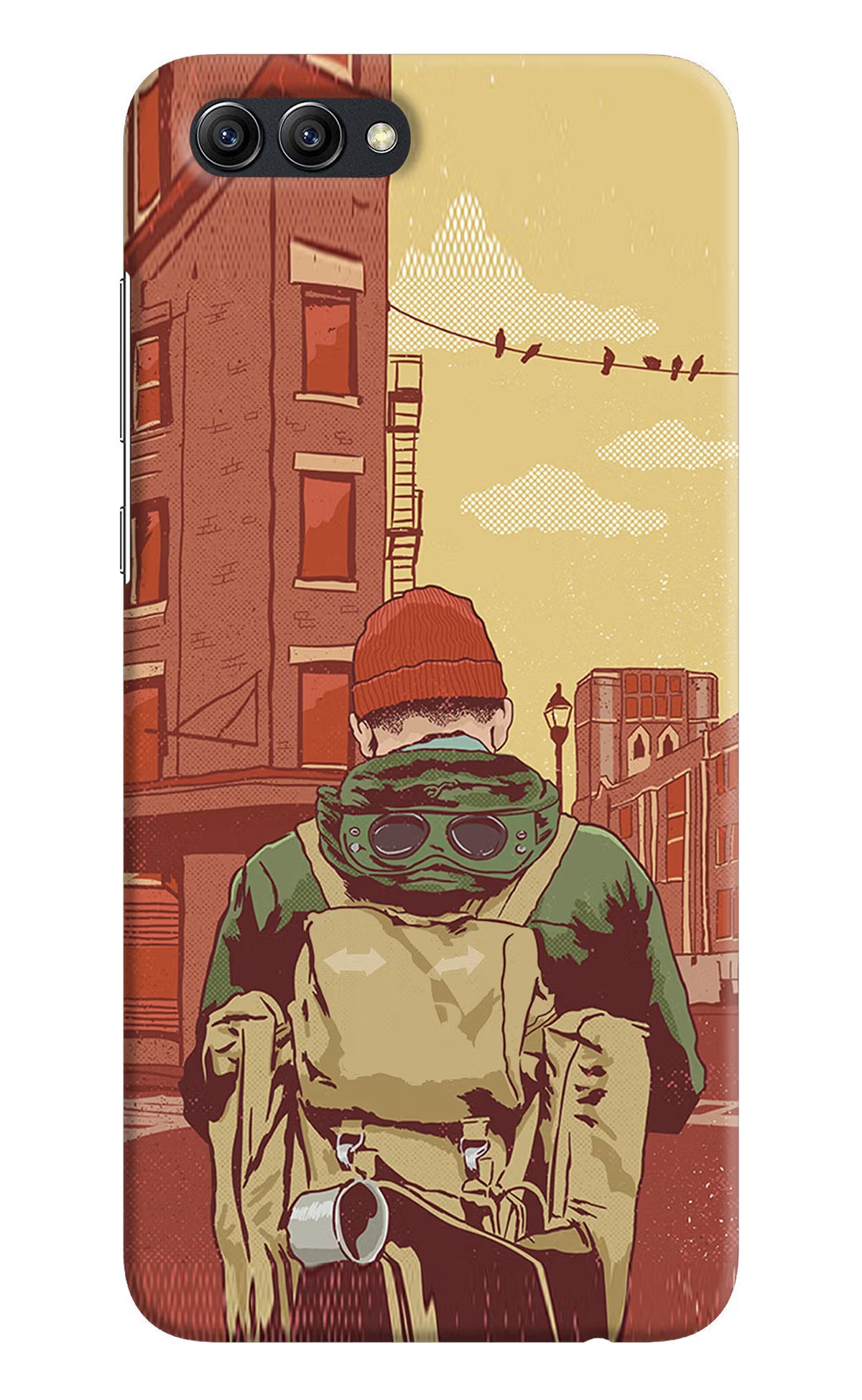 Adventurous Honor View 10 Hard Case Back Cover by Casekaro