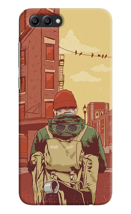 Adventurous Honor View 10 Hard Case Back Cover by Casekaro