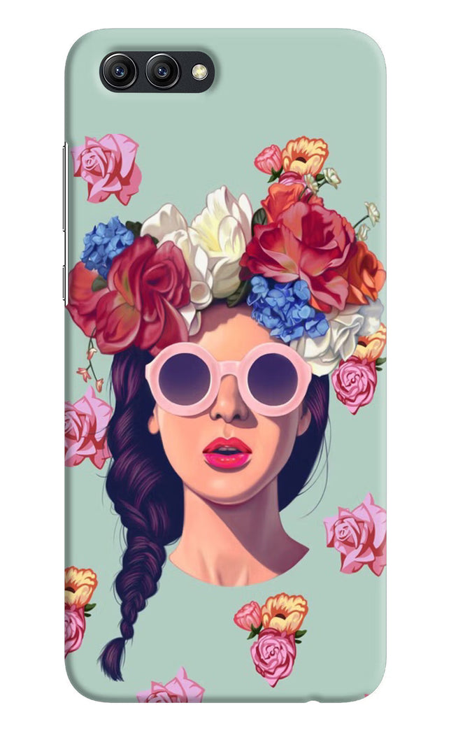 Pretty Girl Honor View 10 Hard Case Back Cover by Casekaro