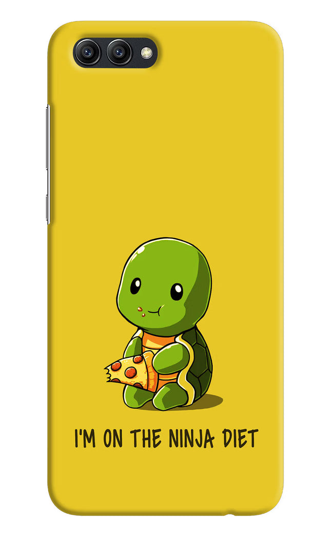 I'm on Ninja Diet Honor View 10 Hard Case Back Cover by Casekaro