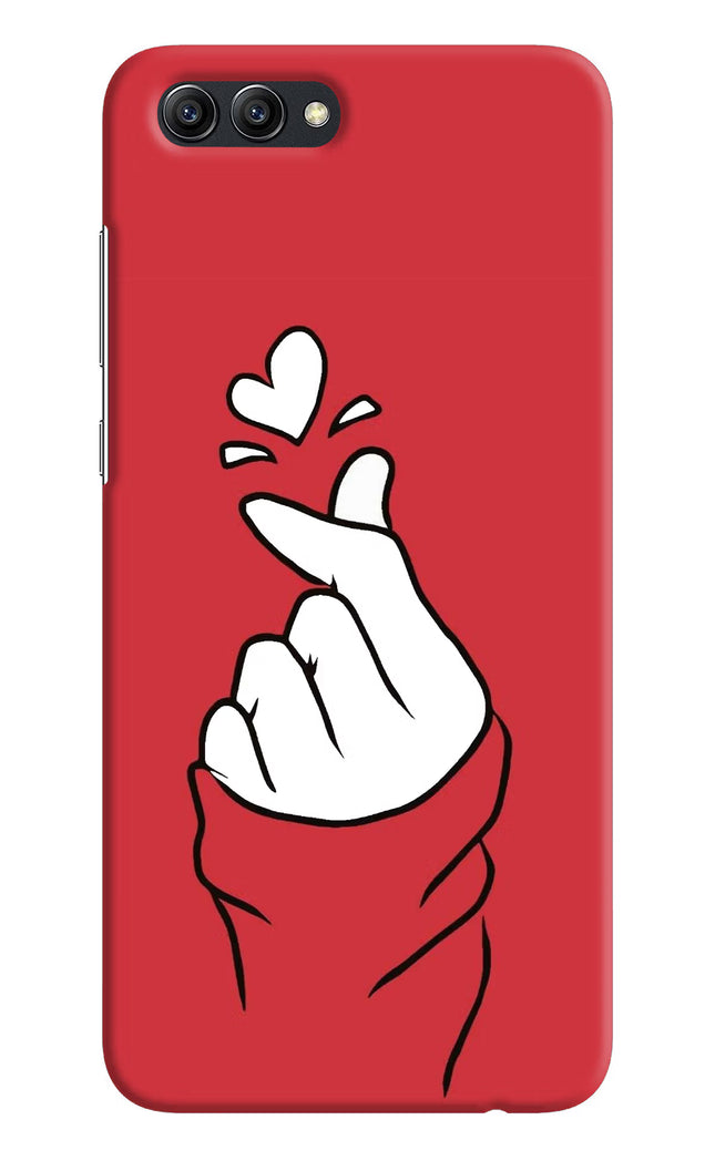 Korean Love Sign Honor View 10 Hard Case Back Cover by Casekaro