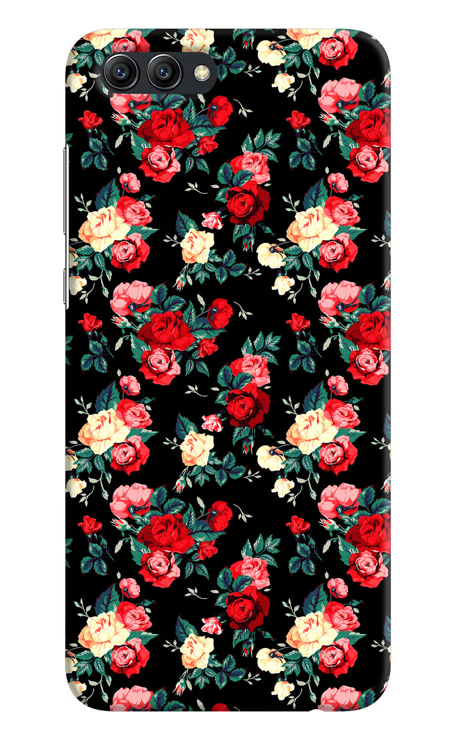 Rose Pattern Honor View 10 Back Cover, Hard case
