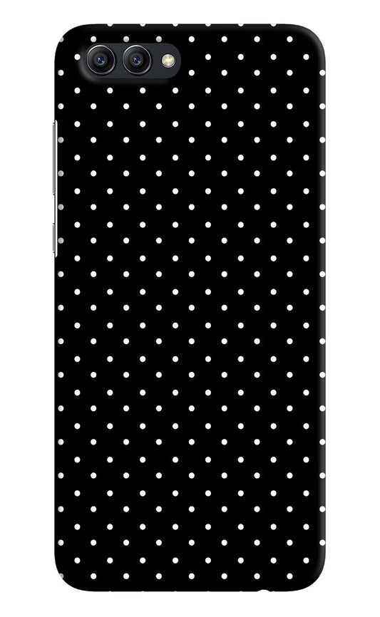 White Dots Honor View 10 Hard Case Back Cover by Casekaro