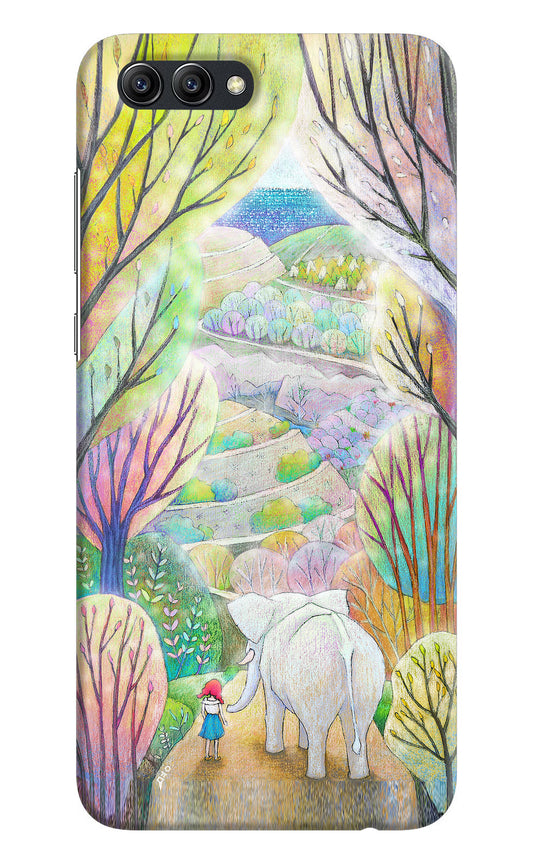 Nature Painting Honor View 10 Hard Case Back Cover by Casekaro