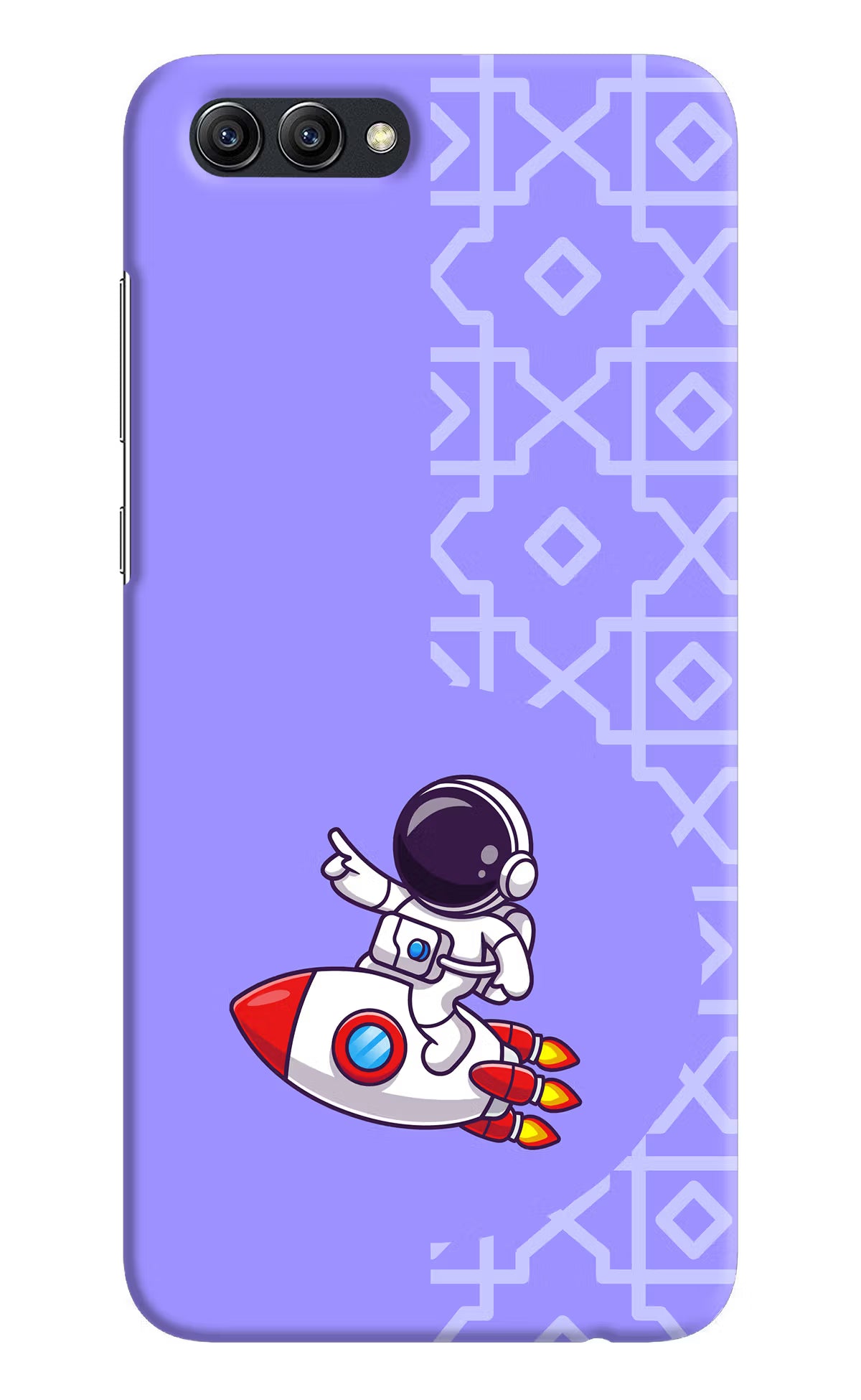 Cute Astronaut Honor View 10 Hard Case Back Cover by Casekaro