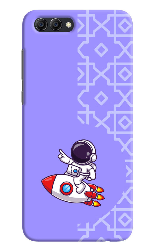 Cute Astronaut Honor View 10 Hard Case Back Cover by Casekaro