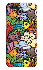 Veggie Doodle Honor View 10 Hard Case Back Cover by Casekaro