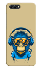 Monkey Headphone Honor View 10 Hard Case Back Cover by Casekaro
