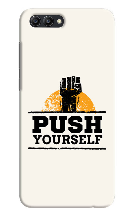 Push Yourself Honor View 10 Hard Case Back Cover by Casekaro