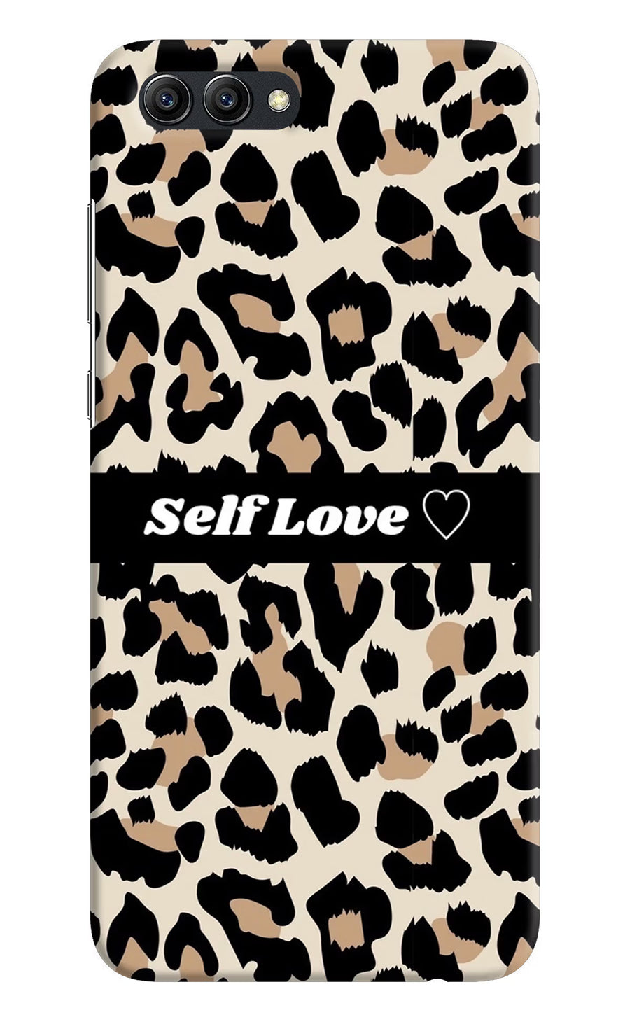 Leopard Print Self Love Honor View 10 Back Cover, Hard case
