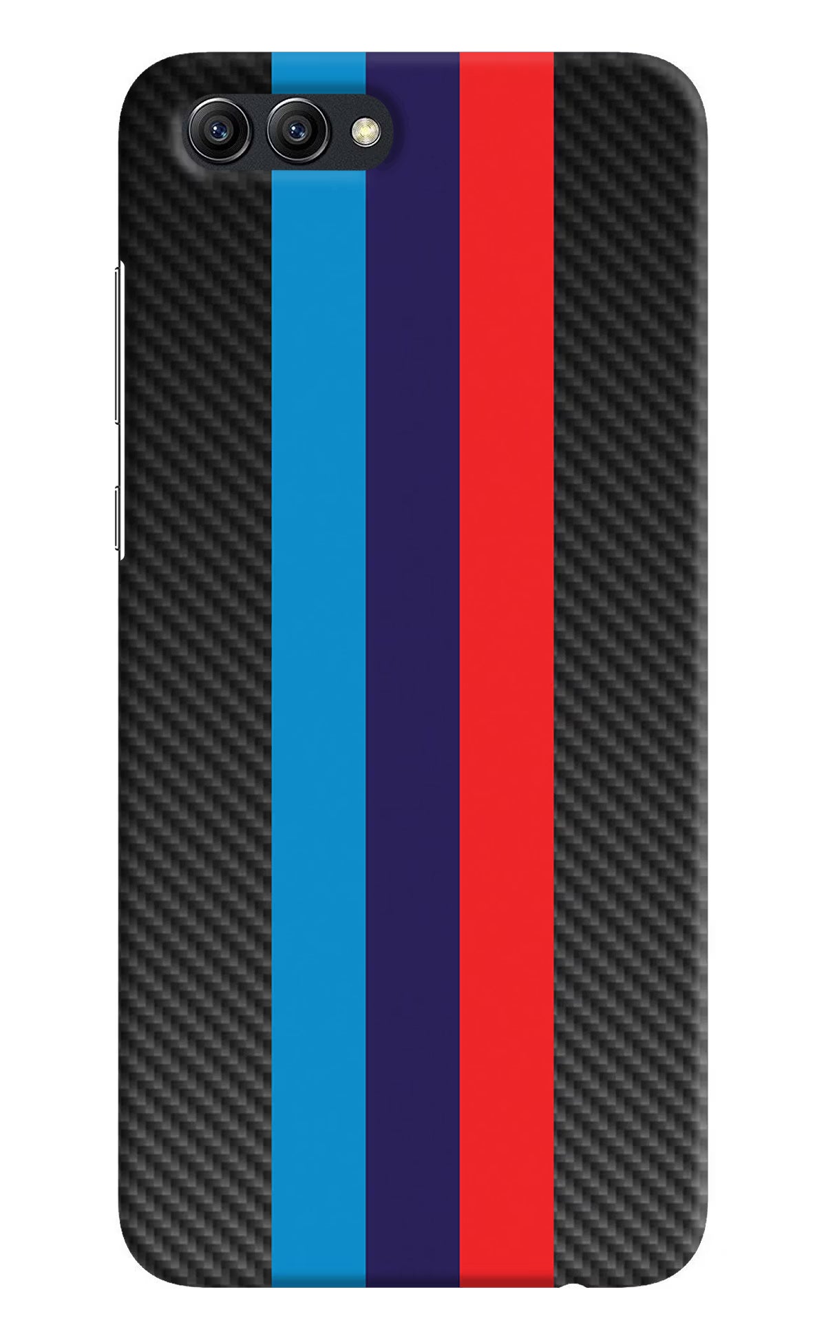 BMW Stripes Pattern Honor View 10 Hard Case Back Cover by Casekaro