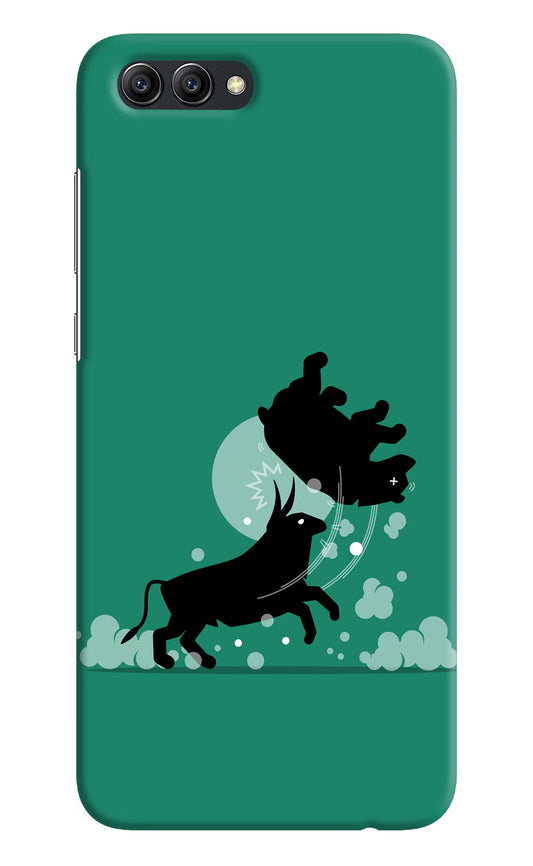 Bull Conqueror Honor View 10 Hard Case Back Cover by Casekaro